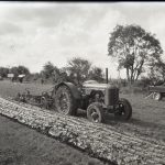 Old photograph of Tractor