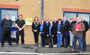 The Scan Film or Store team with their new defibrillator